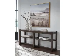 Breckington Sofa Table In Dark Brown