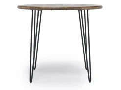 Brennan Round Counter Height Dining Table & 4 Stools In James Mocha