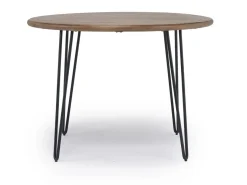 Brennan Round Dining Table & 4 Chairs In Theo Slate