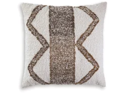 Brettwood Accent Pillow In Ivory/Brown
