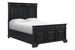 Bridgestone Panel Bed, Dresser, Mirror & Nightstand In Antique White, Queen