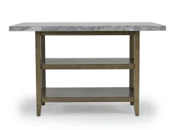Brighton Counter Height Dining Table & 4 Stools In Gray