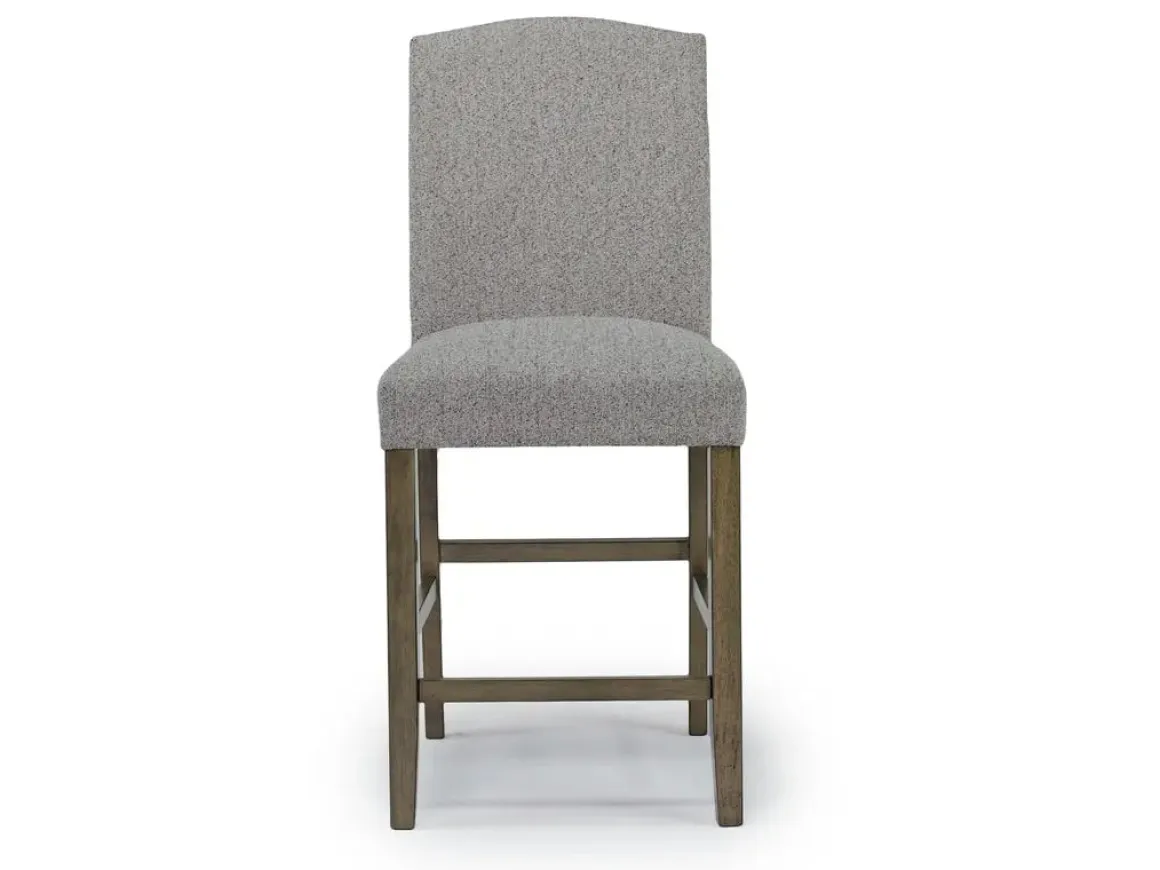 Brighton Counter Height Stool In Light Gray/Light Brown