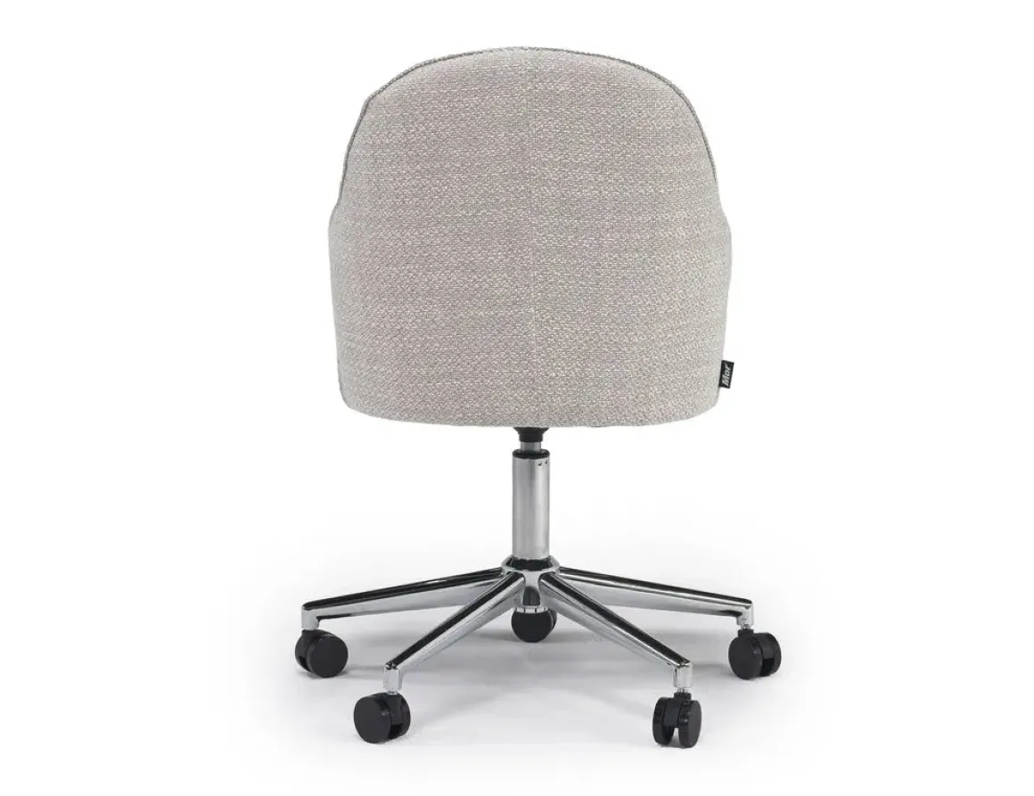 Brody Swivel Desk Chair In Stucco
