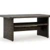 Brook Ranch Outdoor Coffee Table In Brown