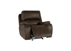 Brookings 2 Power Gliding Recliner In Brown