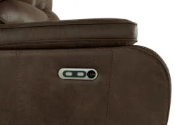 Brookings 2 Power Gliding Recliner In Brown