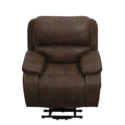 Brookings 2 Power Lift Chair In Brown