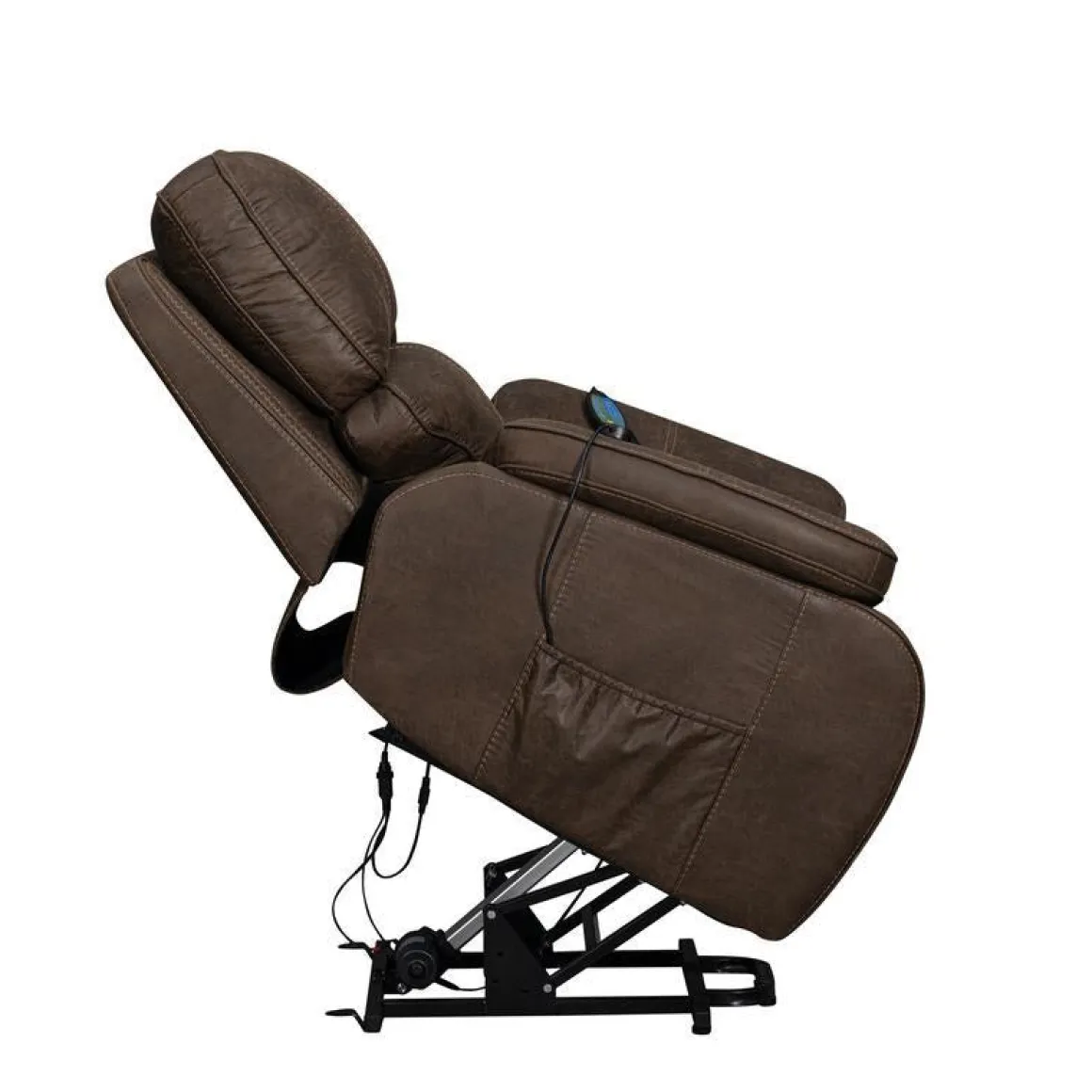 Brookings 2 Power Lift Chair In Brown