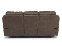 Brookings 2 Power Sofa In Charcoal Gray