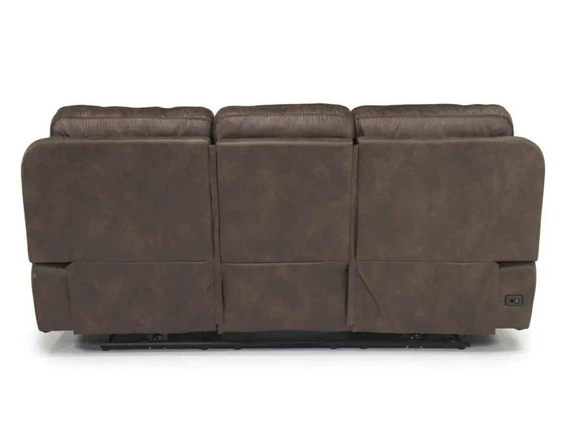 Brookings 2 Power Sofa In Charcoal Gray