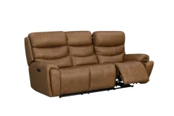 Bruce 2 Power Sofa In Cognac