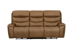 Bruce 2 Power Sofa In Cognac