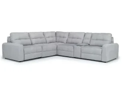 Bryce 6 Piece Power Sectional In Savannah Coin