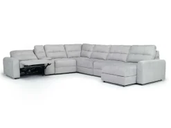 Bryce 7 Piece Power Sectional In Savannah Coin