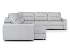 Bryce 6 Piece Power Storage Chaise Sectional In Savannah Coin, Left Facing