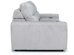 Bryce Power Console Loveseat In Savannah Coin
