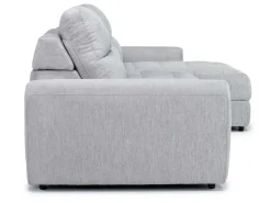Bryce Power Slider Sofa Storage Chaise In Savannah Coin, Left Facing