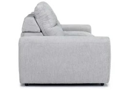 Bryce Power Sliding Console Loveseat In Savannah Coin