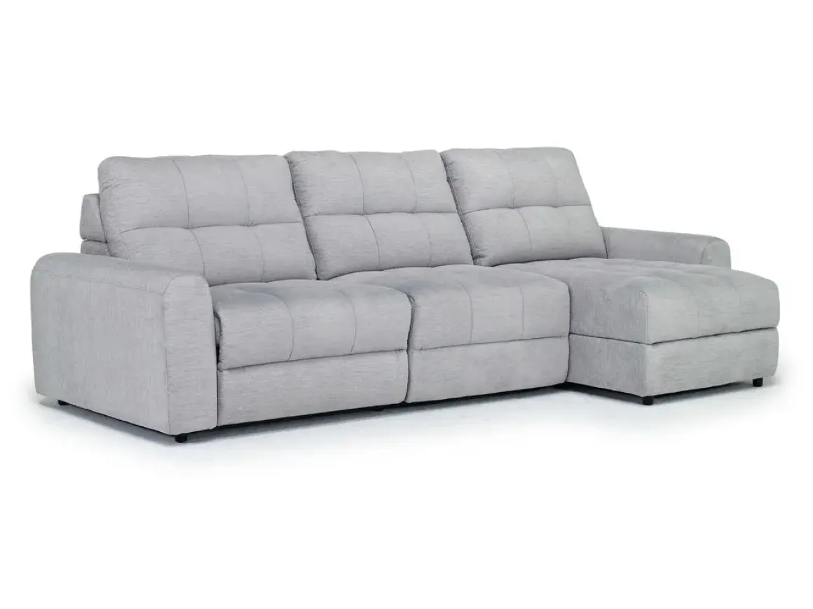 Bryce Power Sofa Storage Chaise In Savannah Coin, Left Facing