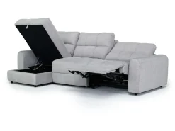 Bryce Power Sofa Storage Chaise In Savannah Coin, Left Facing