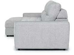 Bryce Power Sofa Storage Chaise In Savannah Coin, Left Facing