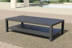 Bungalow Outdoor Coffee Table In Gray