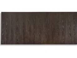 Burkhaus Extendable Dining Table & 6 Chairs In Biege/Dark Brown