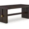 Burkhaus Extendable Dining Table In Dark Brown