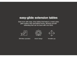 Burkhaus Extendable Dining Table In Dark Brown