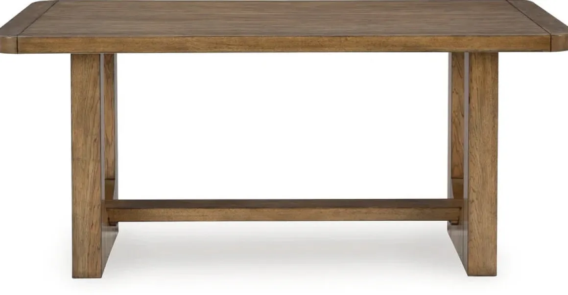 Cabalynn Counter Height Dining Table In Light Brown