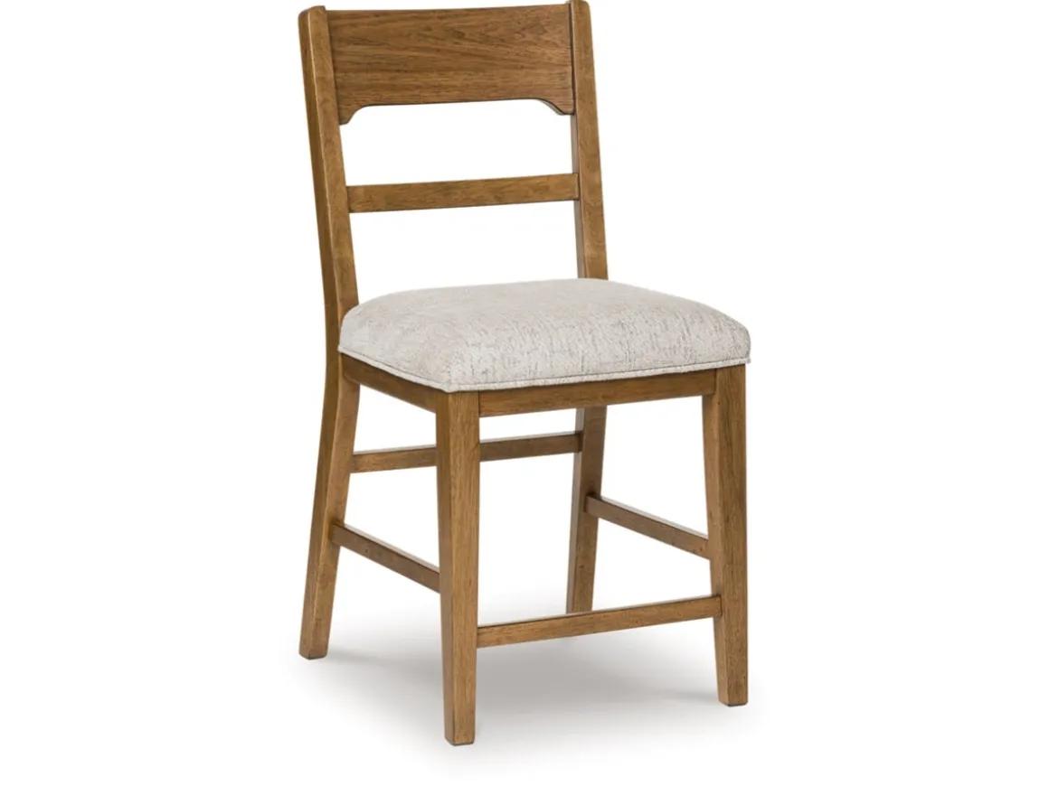 Cabalynn Counter Height Stool In Oatmeal/Light Brown