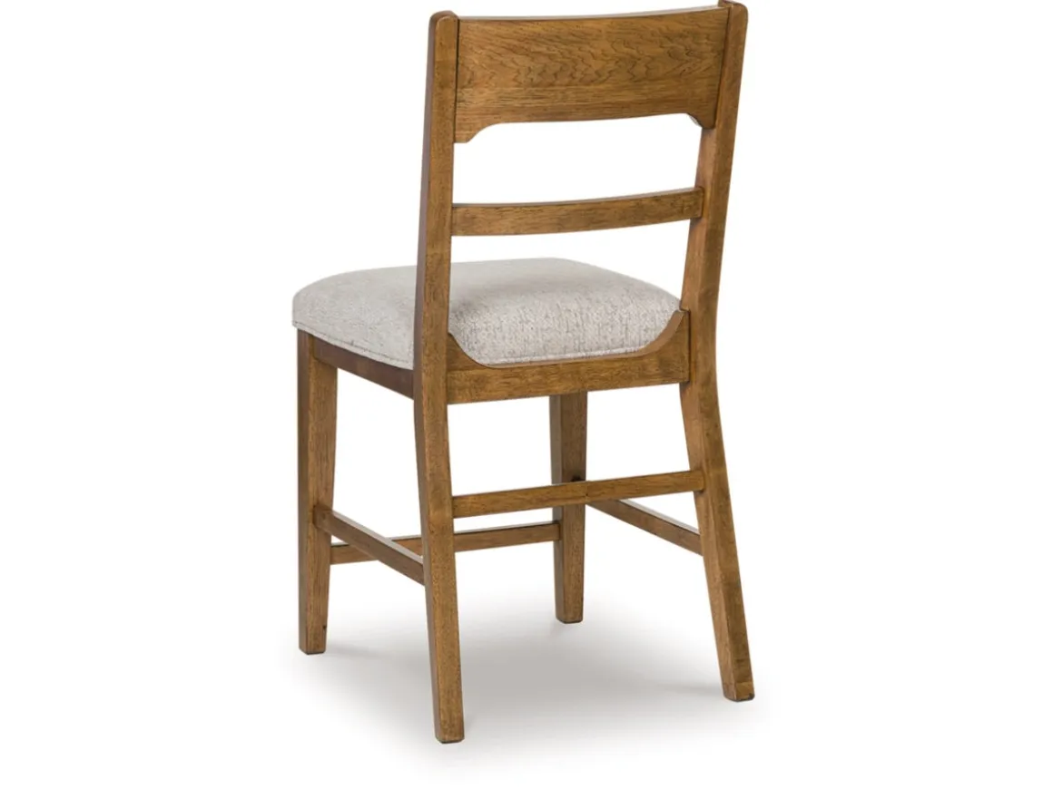 Cabalynn Counter Height Stool In Oatmeal/Light Brown