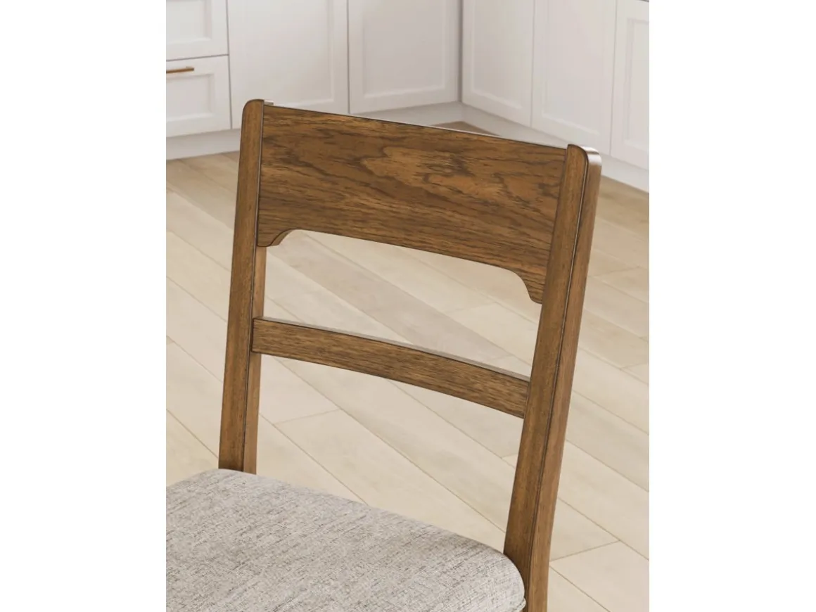 Cabalynn Counter Height Stool In Oatmeal/Light Brown