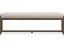 Cabalynn Dining Bench In Oatmeal/Light Brown