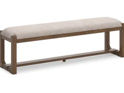 Cabalynn Extendable Dining Table, 4 Chairs & Bench In Light Brown