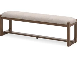 Cabalynn Extendable Dining Table, 4 Chairs & Bench In Light Brown