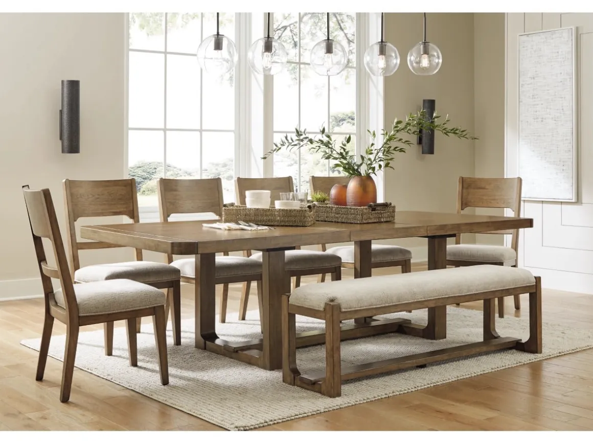 Cabalynn Extendable Dining Table In Light Brown