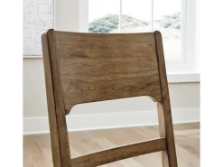 Cabalynn Side Chair In Oatmeal/Light Brown