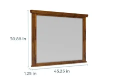 Cagney Mirror In Brown