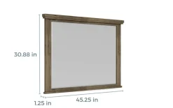 Cagney Mirror In Brown
