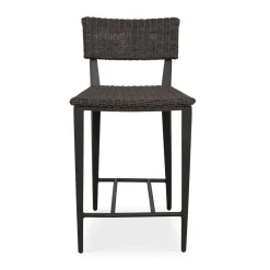 Calbas Outdoor Counter Height Stool In White