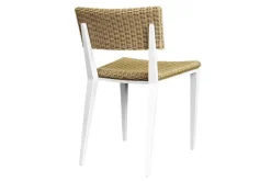 Calbas Outdoor Side Chair In Brown