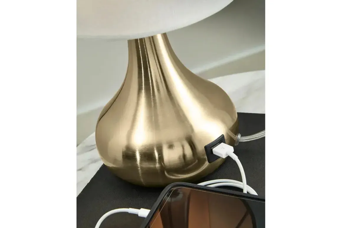 Camdale Table Lamp In Brass