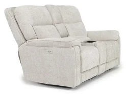 Cannes 3 Power Theater Console Loveseat W/ Immersive Sound In Jumbo Bark