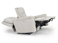 Cannes 3 Power Theater Console Loveseat W/ Immersive Sound In Jumbo Bark