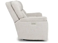 Cannes 3 Power Theater Console Loveseat W/ Immersive Sound In Jumbo Bark