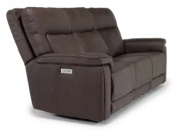 Cannes 3 Power Theater Sofa W/ Immersive Sound In Maze Tan
