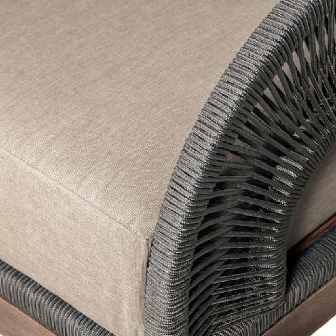 Capri Outdoor Barstool In Taupe