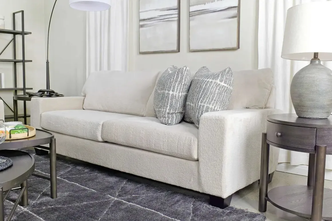 Carlsbad Sofa & Loveseat In Elmo Sand